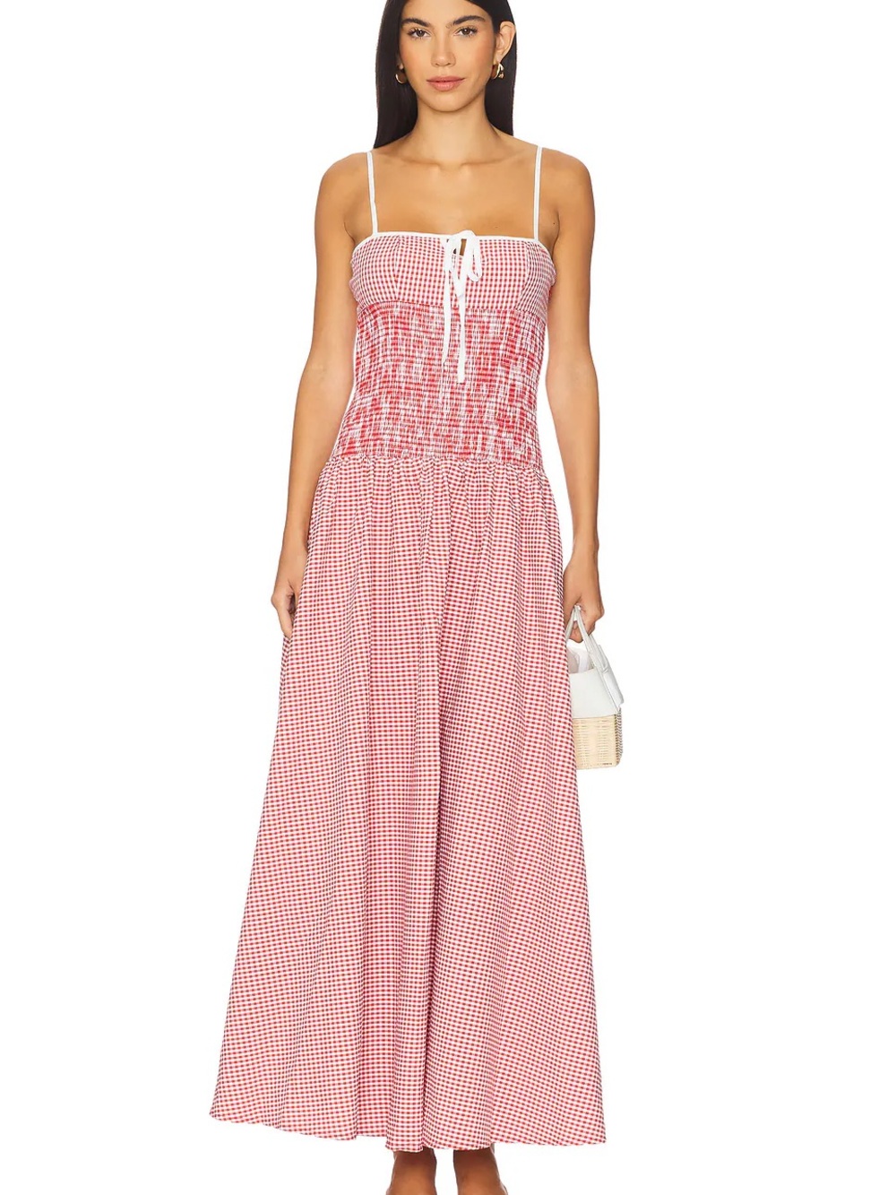 More To Come Abby gingham maxi dress